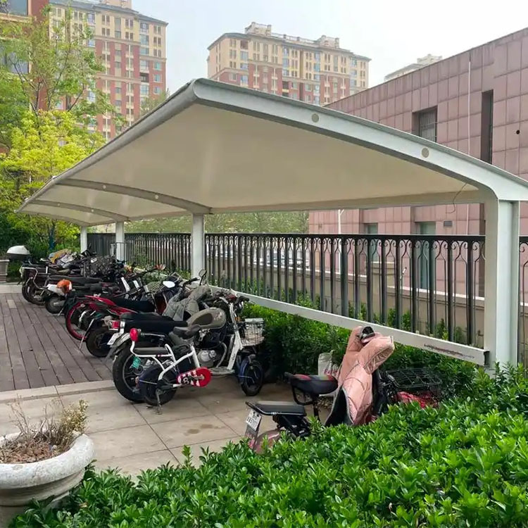 兴隆县膜结构电动车棚